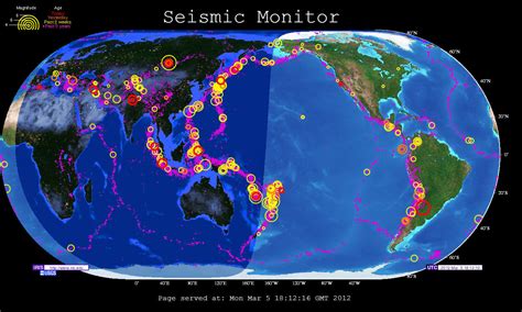erdbeben liste aktuell weltweit